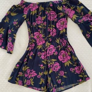 Express floral romper - size XS